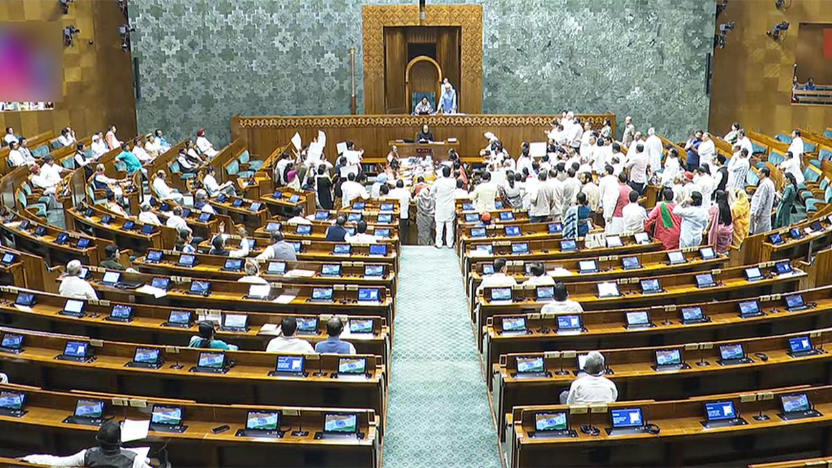Parliament Monsoon Session Day 14 LIVE: Lok Sabha adjourned till 12 p.m.; Rajya Sabha till 2 p.m. amid ongoing protest